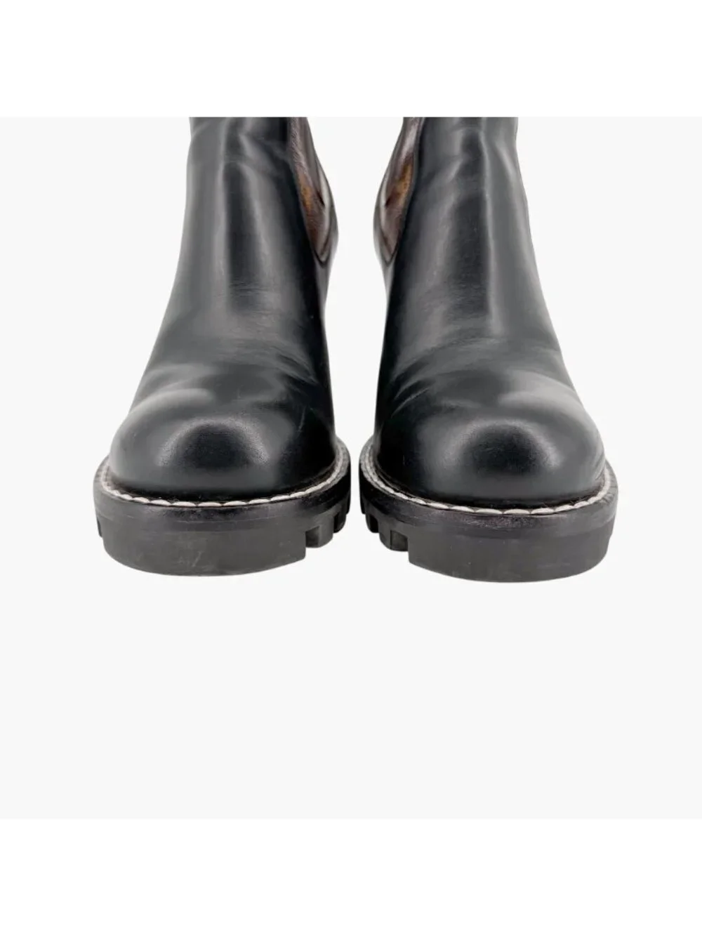 Louis Vuitton Star Trail LV Chelsea Ankle Boots Black Size 40 US 10 Women's